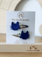 Barrettes double Chats moustaches / Les  petites hirondelles