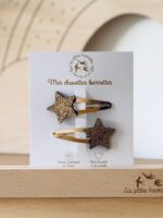 Barrettes double Etoiles / Les  petites hirondelles